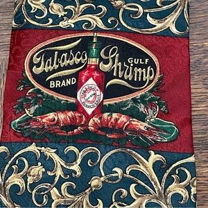 Tabasco Red and Green Men's Tie Silk Novelty